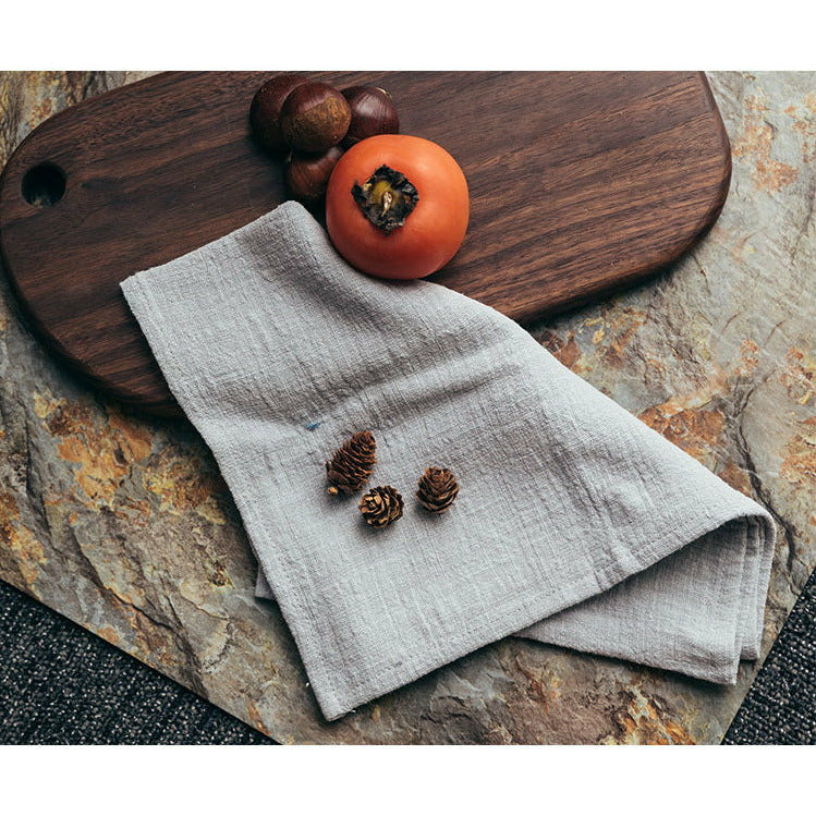 KitchenEnvy Japanese-style Plain Cotton And Linen Tea Towel - KitchenEnvy