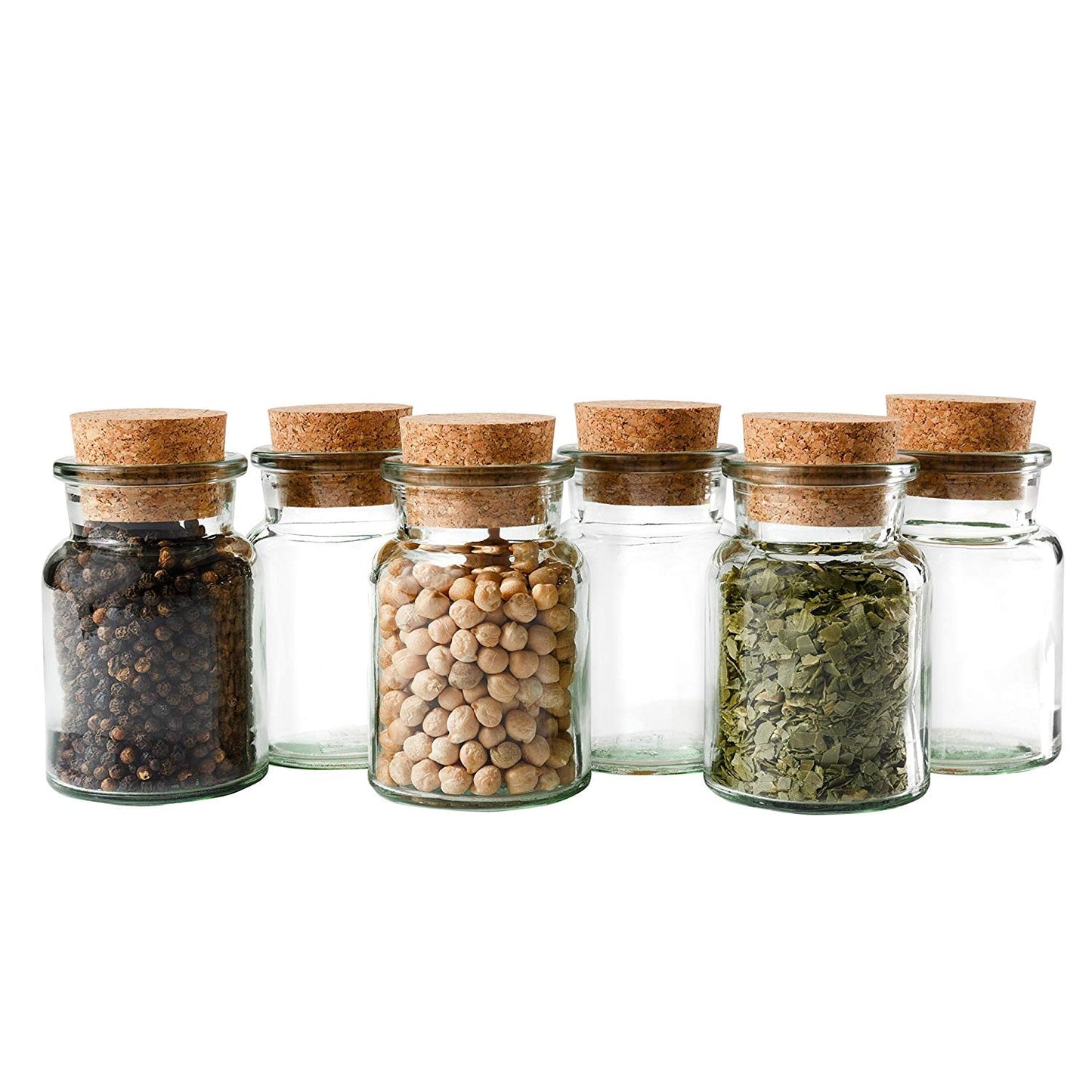 KitchenEnvy Apothecary Glass Bottle / Spice Jar (150ml) - KitchenEnvy