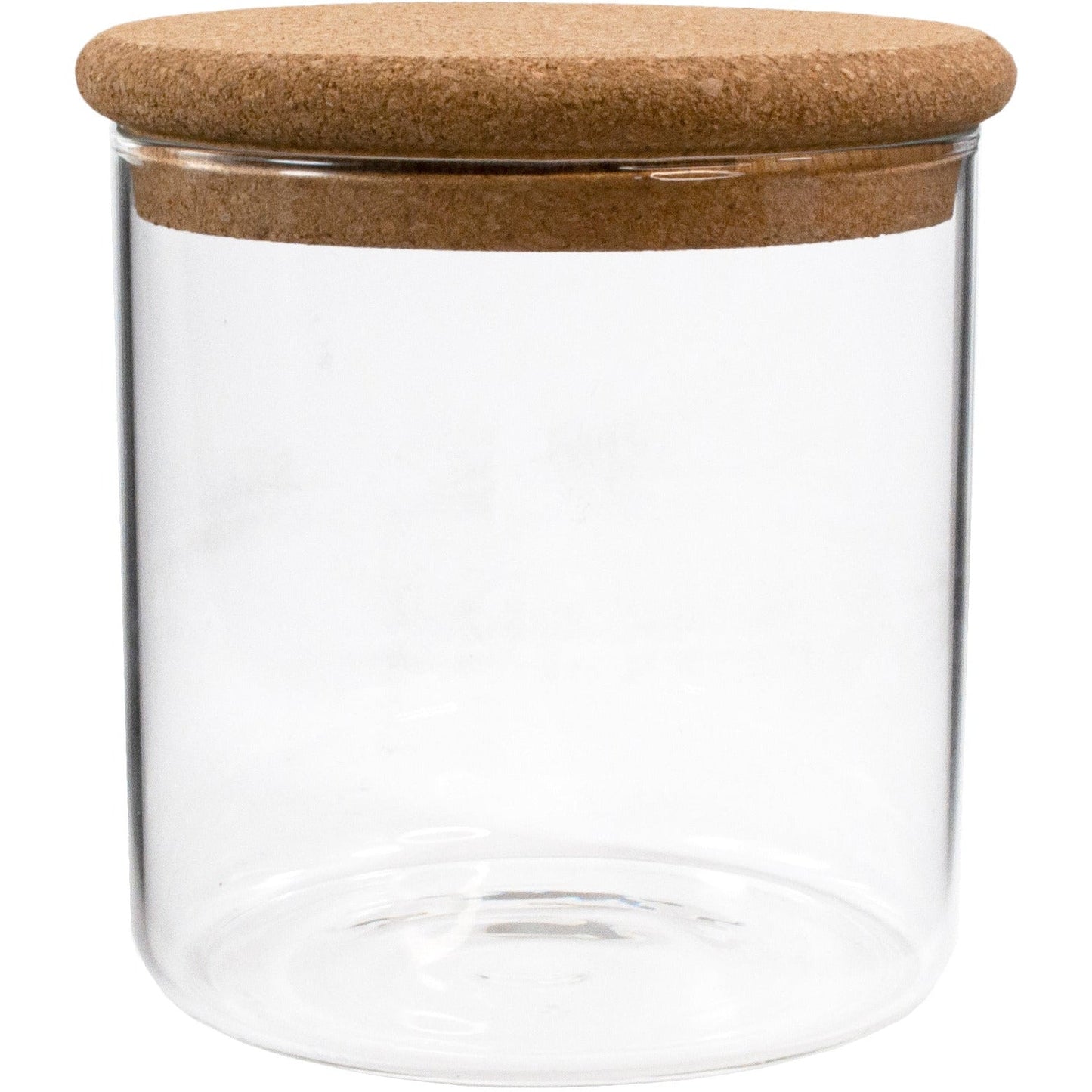 KITCHEN BASICS Canister Borosilicate/Cork Lid - KitchenEnvy