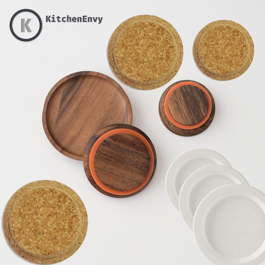 Weck Weck - Acacia Wood Lids - KitchenEnvy